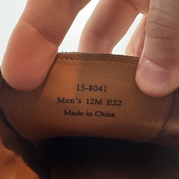 Johnston & Murphy Men's 12 Ronan Plain Toe Oxford Black Smooth Full Grain - Picture 8 of 8